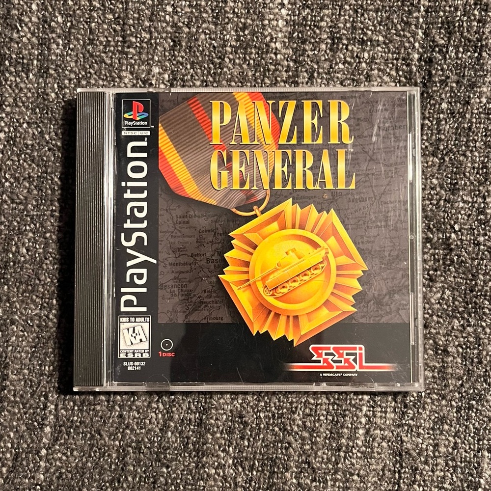 Panzer General Sony PlayStation PS1 Game‎